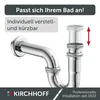Tauchrohr, Chrom, 1 1/4" x 32 mm x 250 mm, für Siphon Produktbild-Vorschau 8