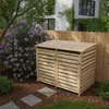Kondela Mülltonnenbox aus Holz für zwei Tonnen Brudo Typ 1 Produktbild-Vorschau 2