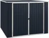 vidaXL Gerätehaus Anthrazit 195x198x159 cm Verzinkter Stahl Produktbild-Vorschau 8
