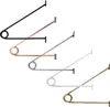 A collection of five different colored clothes rail brackets, each mounted on a white background. Anteprima dell’immagine prodotto