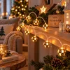 LED Lichterkette 10LED Weihnachten Warmweiß Gold Tischdeko Produktbild-Vorschau 4
