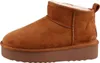 A single brown boot with a platform sole is shown against a white background. Anteprima dell’immagine prodotto