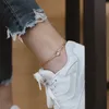 SERASAR | Fußkettchen aus Sterlingsilber [Heart] mit Produktbild-Vorschau 5
