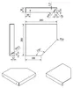 SOTECH Wandeckregal HOVER-IX 200 x 200 x 30 mm schwarz Produktbild-Vorschau 7