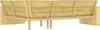 vidaXL Banc d'angle de jardin 239 cm Bois de pin imprégné Voir les images du produit 3
