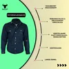BULLDT Herren Motorradhemd Jeansjacke Jeanshemd Produktbild-Vorschau 5