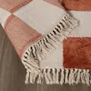 Volero - Dywan szachownica - Blox Fringe Terakota - 140x200 Podgląd zdjęcia produktu 2