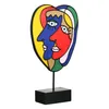 Gilde Skulptur, "Rothko", Gesichtsmotiv, Kunstharz, Voir les images du produit 3