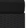 vidaXL 3-tlg. Garten-Lounge-Set Poly Rattan Schwarz Produktbild-Vorschau 13