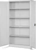 An empty, open, white metal cabinet with multiple shelves. Podgląd zdjęcia produktu