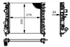 Kühler Motor Rippen mechanisch gefügt 375 mm - 350 mm MAHLE Produktbild-Vorschau 5