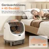 Litière autonettoyante Puluomis, 80 litres, XXL, ouverte, Voir les images du produit 6
