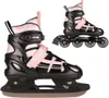Nh18366A 2In1 Pink-Weiss Grösse S(31-34) Rollschuhe Mit Produktbild-Vorschau 2