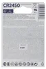 2x Varta Knopfzelle CR2450 Batterie 3V Lithium Coin Retail Produktbild-Vorschau 4