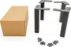 HEVVA - Möbelbeine LUZERN - Höhe 15 cm, Schwarz, 4 Stück Produktbild-Vorschau 2