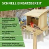TTL Garden Vogelfutterhaus Bus Stop aus Holz 20x19x16cm – Produktbild-Vorschau 6