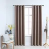 vidaXL Tende oscuranti con occhielli in metallo 2 pz. Taupe Anteprima dell’immagine prodotto 2