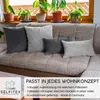 Selfitex 4er Set Cord Kissen inkl. Füllkissen, weich und Produktbild-Vorschau 4