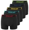 EVERLAST Vintage Bokserki Męskie 5 Sztuk z Bawełny, Czarne Podgląd zdjęcia produktu 5