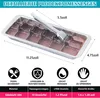 304 Edelstahl Eiswürfelform, DIY Eiswürfel Set, 28,5×12×3 Produktbild-Vorschau 5