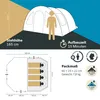 Skandika Kambo Tunnelzelt für 4 Personen | Dunkle Produktbild-Vorschau 6