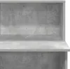 Biurko recepcyjne betonowe szare 100x50x103,5 cm drewno Podgląd zdjęcia produktu 9