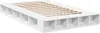 vidaXL Bettgestell Weiß 120x200 cm Holzwerkstoff Produktbild-Vorschau 3