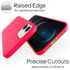 A pink phone case is shown with a phone inside, highlighting its features. Produktbild-Vorschau