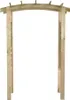 DELUKE® Rosenbogen aus Holz VERSIL | 150x60x210cm | Produktbild-Vorschau 2