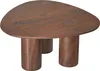 BELIANI Couchtisch Dunkel Holz Retro Dreieckiger Produktbild-Vorschau 8