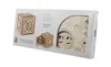 A product box for a UGEARS 3D-Puzzle Safe. Produktbild-Vorschau