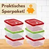 6er Set Frischhaltedosen mit Deckel Abtropfgitter Küche Produktbild-Vorschau 8