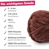 Gründl Chenille garen, "Funny uni", 100 gram/120 meter, Productafbeelding-voorbeeld 12
