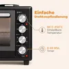 HOMCOM 36 liter mini-oven met 2 kookplaten, elektrische Productafbeelding-voorbeeld 7