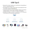 Diagram showing USB Type-C connectivity and its applications. Produktbild-Vorschau