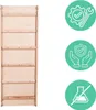 Tobogán de madera para niños, de doble cara, marca Woodiko Vista previa de la imagen del producto 5