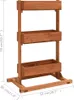vidaXL Kvetináč 52x30x78 cm Jedľové drevo Náhľad obrázku produktu 5