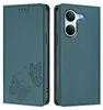 Kožené pouzdro pro Xiaomi Poco X8 Pro/Redmi Turbo 5, motýlí Náhled obrázku produktu 1