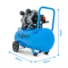 Oliegesmeerde luchtcompressor HW-KBO-2T-50L, 50 liter, 250 Productafbeelding-voorbeeld 2