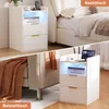UnboxG, comodino bianco, 60x40x40 cm – tavolino da notte in Anteprima dell’immagine prodotto 10