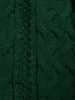 HOMLA FLAVE-Decke, weich, grün, mit Pullover-Strickmuster, Produktbild-Vorschau 3
