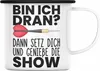 Trendation - Dart Geschenk Emaille Tasse Emaille Emaille Produktbild-Vorschau 1