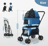 Purpurra Hundebuggy Haustierwagen Haustierbuggy mit Produktbild-Vorschau 2