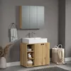 CALICOSY - Armoire de toilette 3 portes miroir L90 cm - Voir les images du produit 2