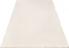 A cream-colored rug with a curved line pattern is shown from a diagonal angle against a white background. Anteprima dell’immagine prodotto