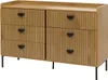 Kommode HWC-O39, Highboard Schrank, 6 Schubladen Melamin Produktbild-Vorschau 13