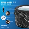 Bestway Lay-Z-Spa 6002Q, 420 L, 2 osôb, Oválny, Polyester, Náhľad obrázku produktu 7