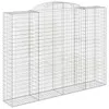 The Living Store Gabionen mit Hochbogen 3 Stk. Produktbild-Vorschau 3