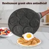 YASHE Poêle à Pancakes en Forme de Sourire, Poêle à Crêpes Voir les images du produit 3