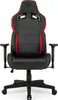 A black and red gaming chair is shown from the front. Náhled obrázku produktu